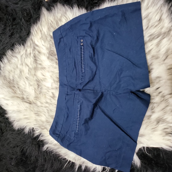 WOMENS NAVY CONVERSE SHORTS SIZE 14 - Picture 3 of 4